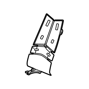 GM 85593592 Blower, Front/Rear Seat Heater 85593592 GM Blower, Front/Rear Seat Heater Illustration 1 of 1