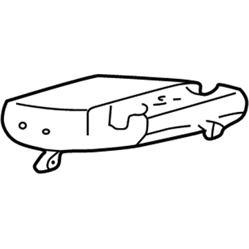 12478784 GM Armrest, Rear Driver Side Illustration 1 of 1