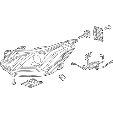Chevy 42703226 Headlamp Assembly