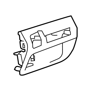 GM 84318528 Switch Bezel, Jet Black 84318528 GM Switch Bezel, Jet Black Illustration 1 of 1