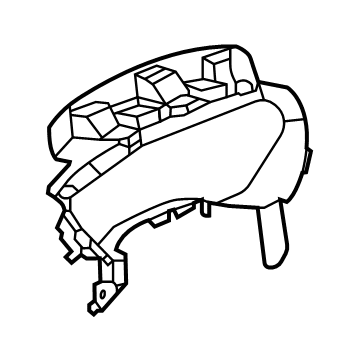 GM 84592935 Closure Panel Pad, Black 84592935 GM Closure Panel Pad, Black Illustration 1 of 1