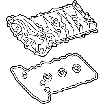 GM 12690195 Valve Cover, Driver Side 12690195 GM Valve Cover, Driver Side Illustration 1 of 1