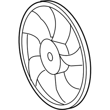 Pontiac Vibe Cooling Fan Assembly - 88975770