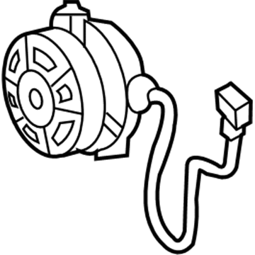 Pontiac Vibe Fan Motor - 88975772