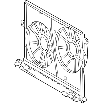 GM 88975774 Fan Shroud 88975774 GM Fan Shroud Illustration 1 of 1