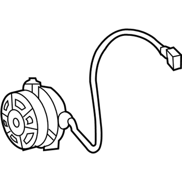 Pontiac Vibe Fan Motor - 19204397
