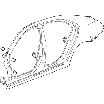 GM 22936180 Uniside Assembly, Driver Side 22936180 GM Uniside Assembly, Driver Side Illustration 1 of 1