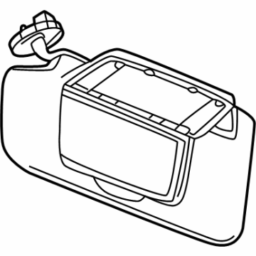Chevy 26451300 Sunvisor