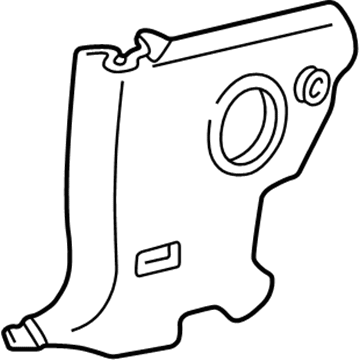 GM 10257982 Quarter Trim, Rear Passenger Side 10257982 GM Quarter Trim, Rear Passenger Side Illustration 1 of 1