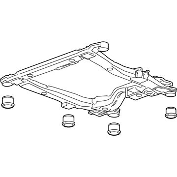 GM 13327078 Engine Cradle 13327078 GM Engine Cradle Illustration 1 of 1