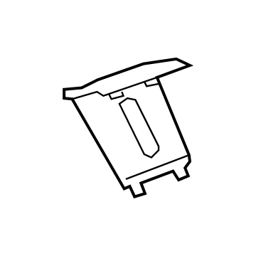 GM 84616868 Filler Trim, Jet Black 84616868 GM Filler Trim, Jet Black Illustration 1 of 1