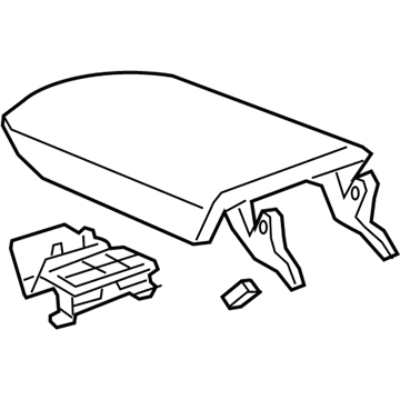 GM 84877150 Armrest Assembly, Front 84877150 GM Armrest Assembly, Front Illustration 1 of 1