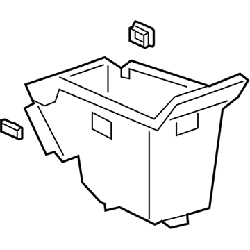 GM 84616871 Storage Compart, Front 84616871 GM Storage Compart, Front Illustration 1 of 1
