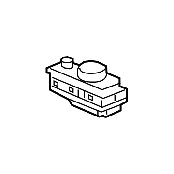 GM 84900064 Control Switch, Jet Black 84900064 GM Control Switch, Jet Black Illustration 1 of 1