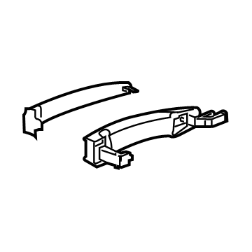 Cadillac CTS Exterior Door Handle - 13517522
