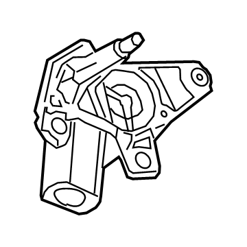 GM 84763127 Wiper Motor, Rear 84763127 GM Wiper Motor, Rear Illustration 1 of 1