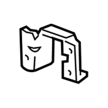 10437869 GM Bumper Bracket, Passenger Side Illustration 1 of 1