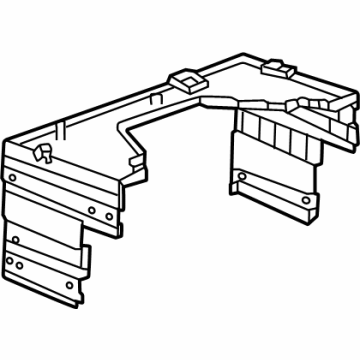 GM 85092625 Bracket-Front Floor Console *Generic Blacc 85092625 GM Bracket-Front Floor Console *Generic Blacc Illustration 1 of 1