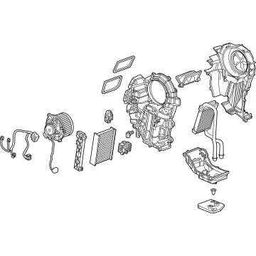 Cadillac 85047589 A/C & Heater Assembly
