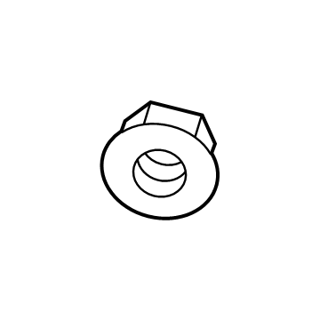 Chevy 11546368 Stabilizer Link Nut