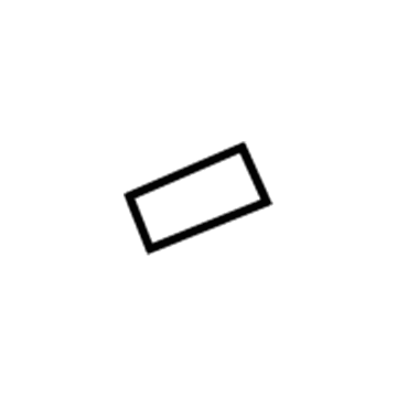 GM 12532593 Reading Lamp Lens, Passenger Side 12532593 GM Reading Lamp Lens, Passenger Side Illustration 1 of 1