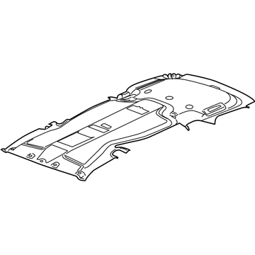 GM 89024429 Headliner, Gray 89024429 GM Headliner, Gray Illustration 1 of 1