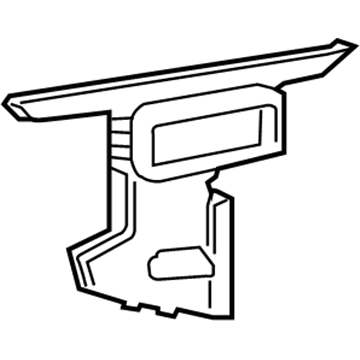 Chevy 52458586 Defroster Duct