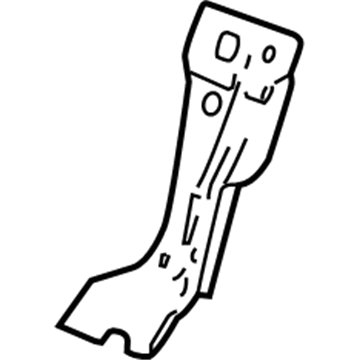 GM 10354203 Support Brace, Rear Driver Side 10354203 GM Support Brace, Rear Driver Side Illustration 1 of 1