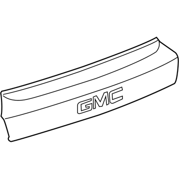 23333997 GM Molding, Rear Illustration 1 of 1