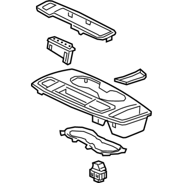 Chevy 84538169 Upper Trim Panel