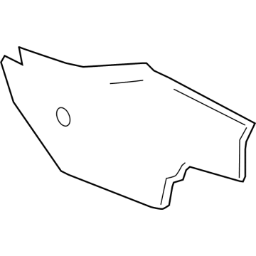 GM 84503087 Extension Panel, Driver Side 84503087 GM Extension Panel, Driver Side Illustration 1 of 1