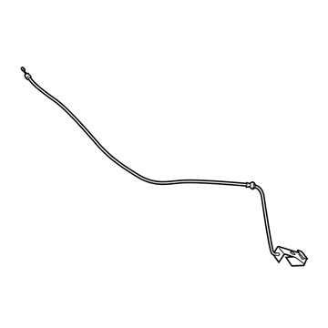 Chevy Hood Release Cable - 25854190
