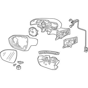 Chevy 42690691 Mirror Assembly