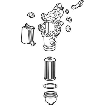 GMC 24589583 Oil Filter Housing