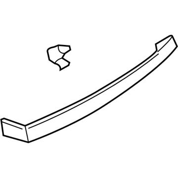 15291028 GM Insert, Front Passenger Side Illustration 1 of 1