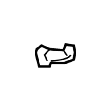 GM 25948517 Seat Crossmember Reinforcement, Rear Passenger Side 25948517 GM Seat Crossmember Reinforcement, Rear Passenger Side Illustration 1 of 1