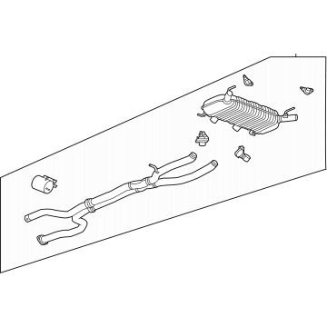 Cadillac CT5 Exhaust Pipe - 86825340