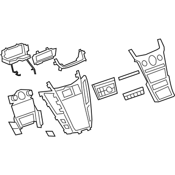 Cadillac 25837748 Control Panel