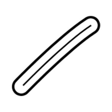 GM 96660623 Roof Molding 96660623 GM Roof Molding Illustration 1 of 1