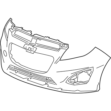 Chevy Spark Bumper Cover - 95141821
