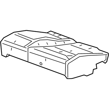 GM 84750888 Seat Cushion Pad, Rear 84750888 GM Seat Cushion Pad, Rear Illustration 1 of 1