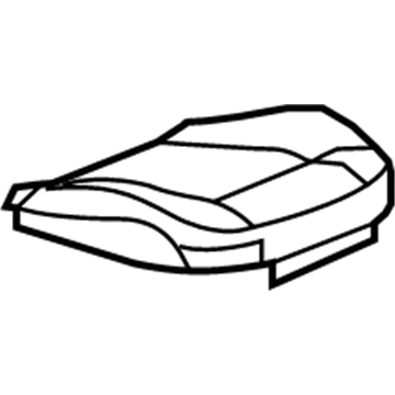 GM 25807639 Cushion Cover, Passenger Side 25807639 GM Cushion Cover, Passenger Side Illustration 1 of 1