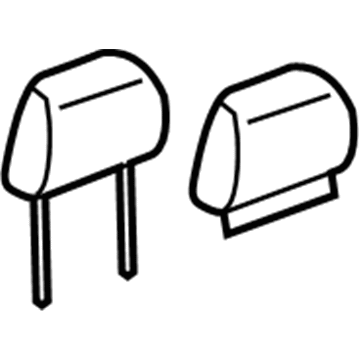 25832970 GM Headrest, Front Illustration 1 of 1