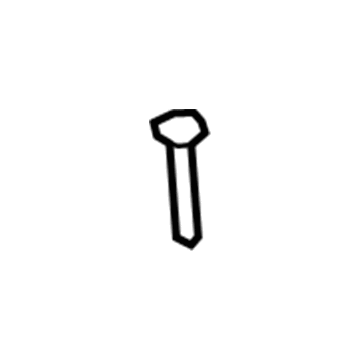 GM 10399280 Headrest Guide 10399280 GM Headrest Guide Illustration 1 of 1