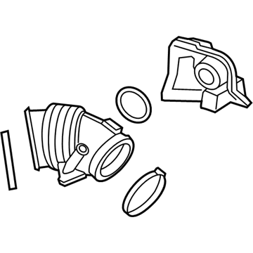 GM 20999632 Outlet Duct 20999632 GM Outlet Duct Illustration 1 of 1