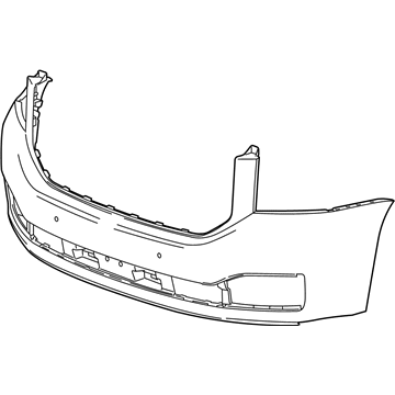 GM 84407940 Bumper Cover 84407940 GM Bumper Cover Illustration 1 of 1