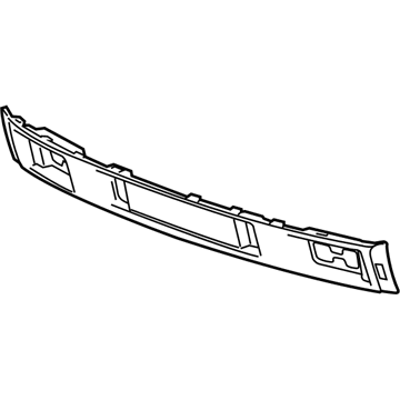 GM 22936424 Lower Molding 22936424 GM Lower Molding Illustration 1 of 1