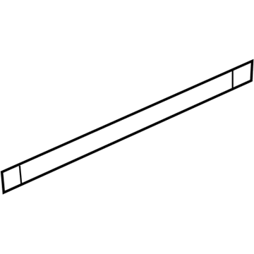22777231 GM Side Molding, Rear Center Driver Side Illustration 1 of 1