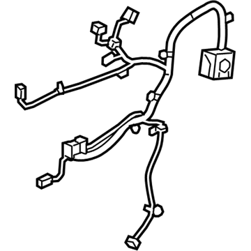 GM 84978176 Harness, Rear Passenger Side 84978176 GM Harness, Rear Passenger Side Illustration 1 of 1