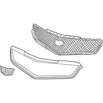 Cadillac ATS Grille - 23504273